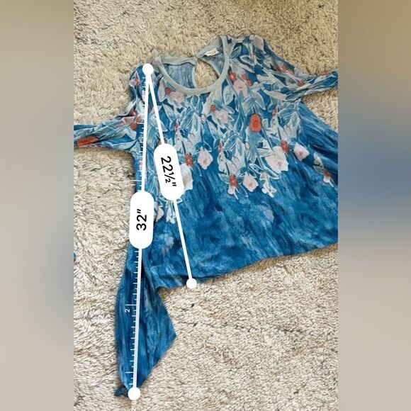 Anthropologie Meadow Rue Linen Fields Swing Top S NWOT - Picture 7 of 11